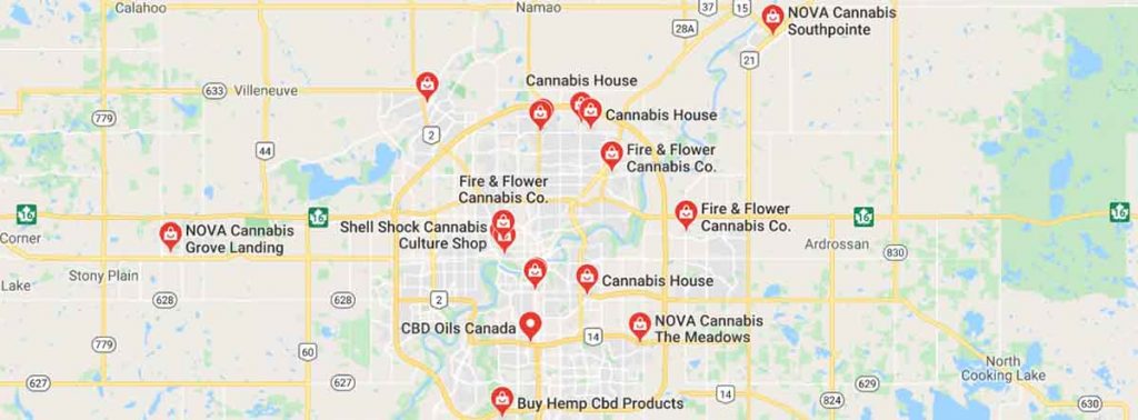 Where to buy CBD oil in Edmonton, Alberta.