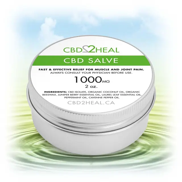 CBD2HEAL CBD Healing Salve 1000mg
