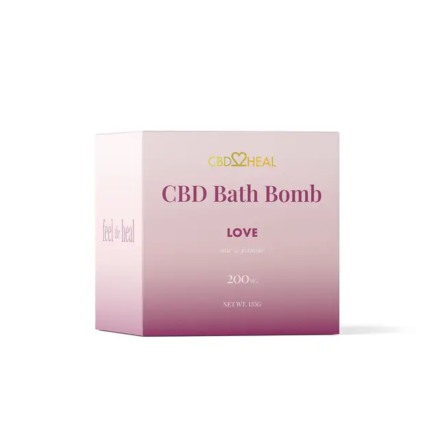 CBD2HEAL CBD Bath Bomb Love 200mg
