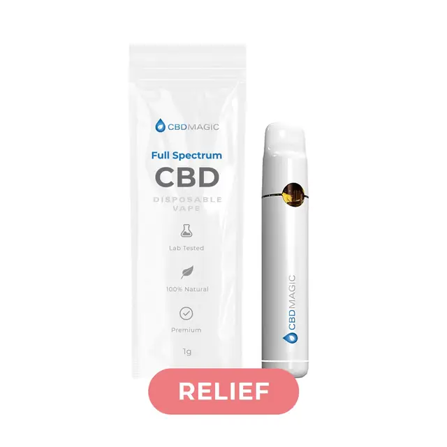 CBDMagic Full Spectrum CBD CBG Vape 850mg OG Terpene