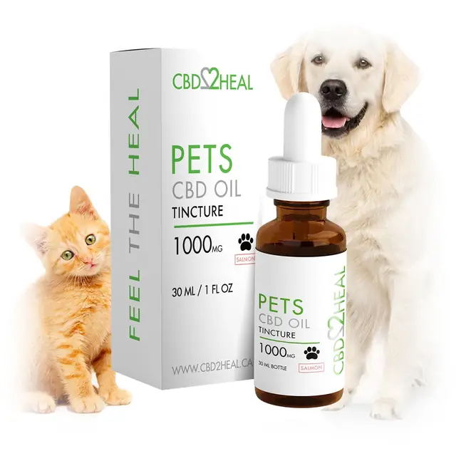 CBD2HEAL Pets CBD Oil for Cats 1000mg Salmon