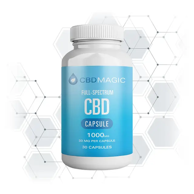 CBDMagic Full Spectrum CBD Capsules 1000mg