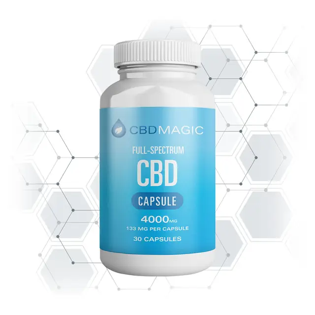 CBDMagic Full Spectrum CBD Capsules 4000mg