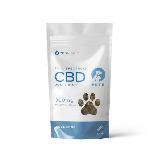 CBDMagic Full Spectrum CBD Dog Treats 300mg Bacon