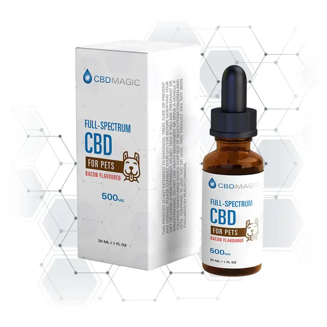 CBDMagic Full Spectrum Dog CBD Oil 500mg Bacon