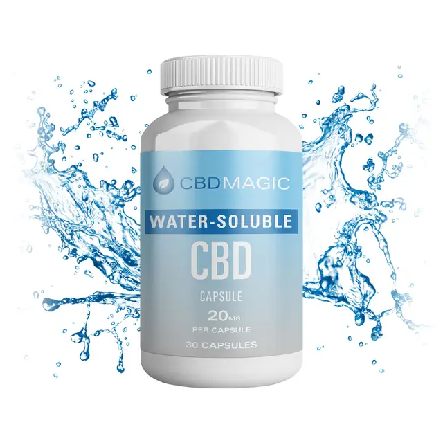 CBDMagic Water Soluble CBD Capsules 600mg