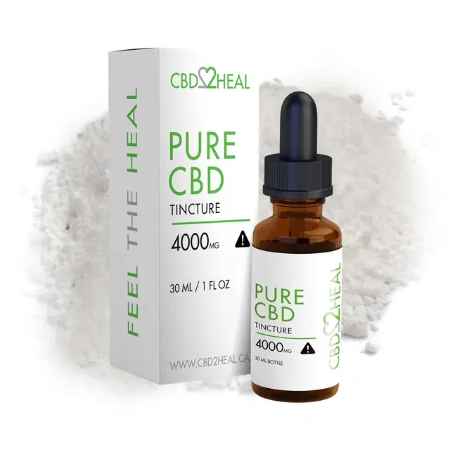 CBD2HEAL Pure CBD Oil Tincture 4000mg